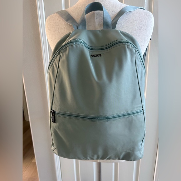 Tumi Other - Tumi- lightweight flexible green backpack